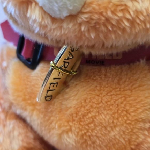 Vintage 2004 Garfield Plush Toy with Collar - Picture 3 of 10